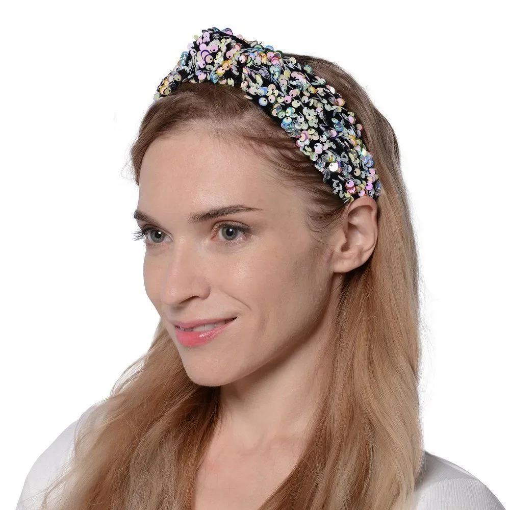 Sparkly Wide-Brimmed Headbands